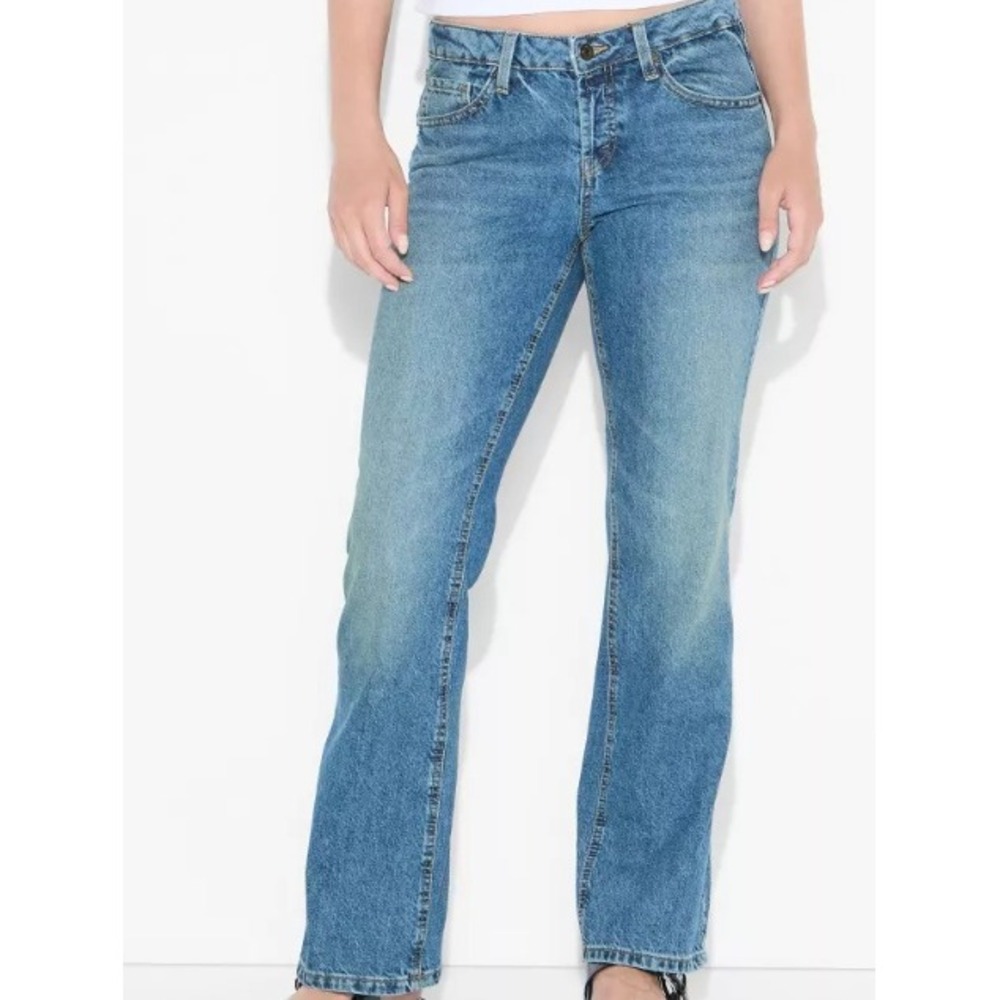 Wild Fable Easy Rigid Womens 16 Medium Wash Low Rise Bootcut‎ Jeans 100% Cotton